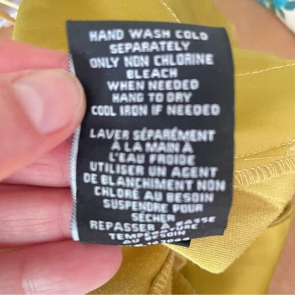 7 For All Mankind Gold Yellow Velvet Trouser Pants sz. 31 #QQ - Picture 6 of 10